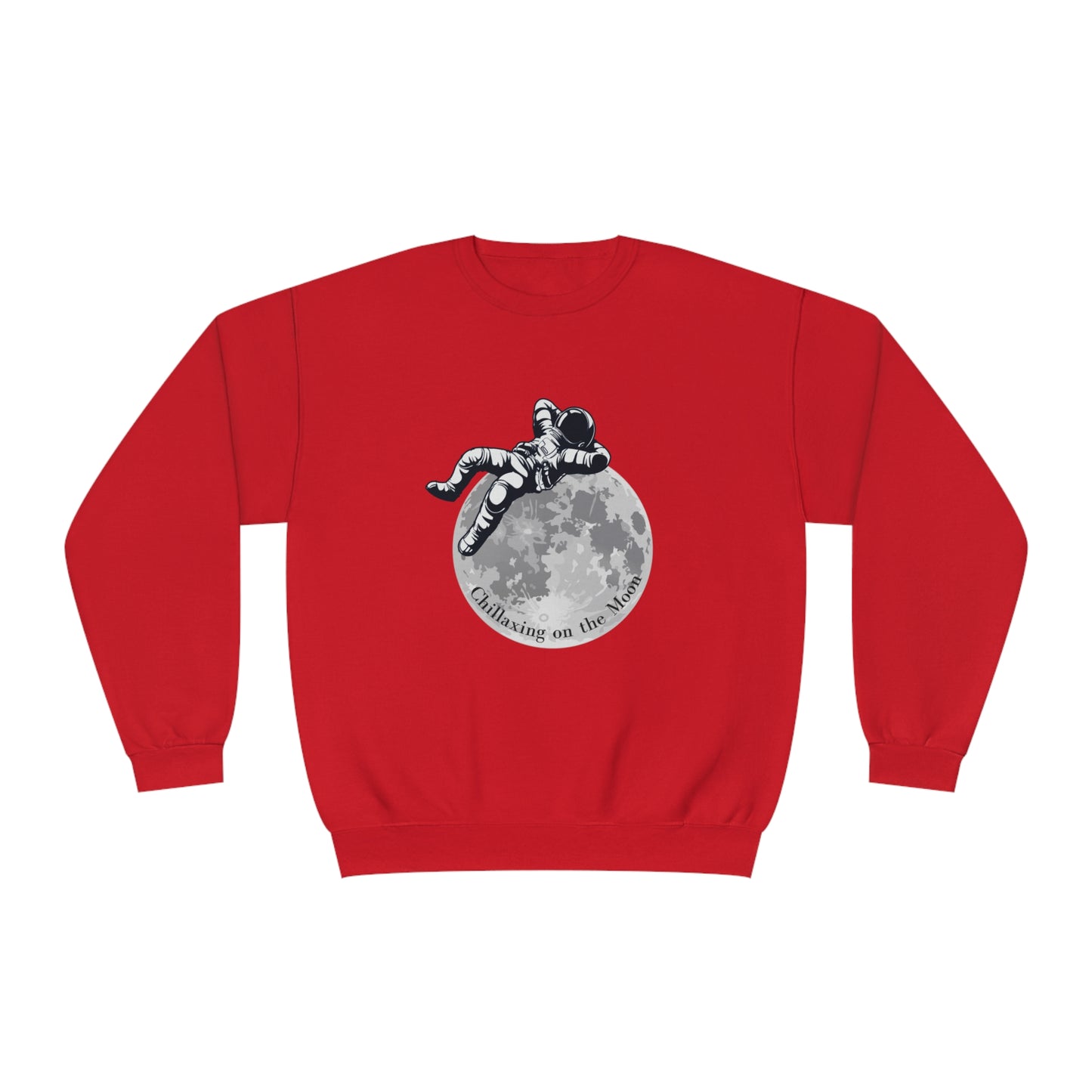 Chillaxing on The Moon. Unisex NuBlend® Crewneck Sweatshirt