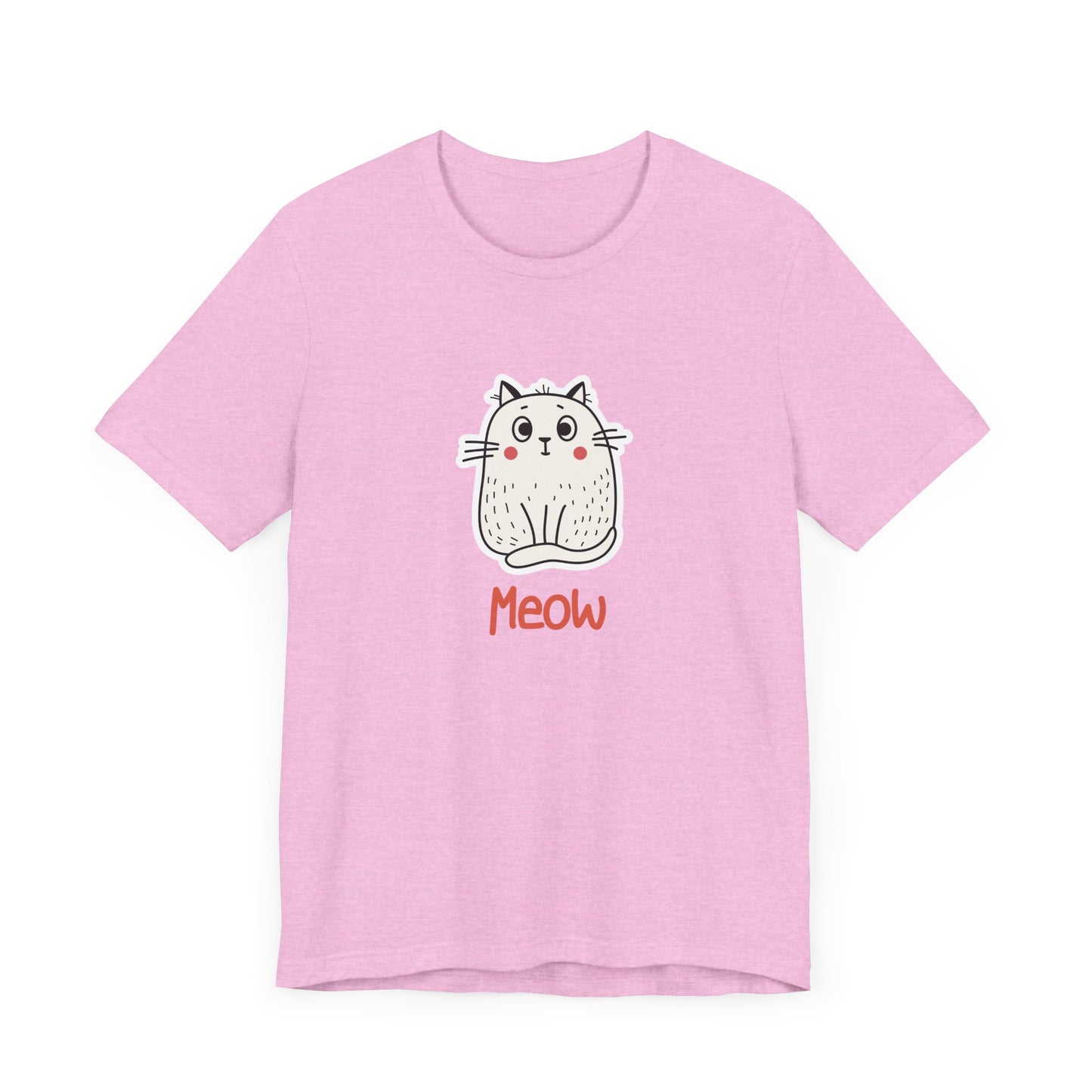 Loki The Cat. Meow. Unisex Jersey Short Sleeve Tee