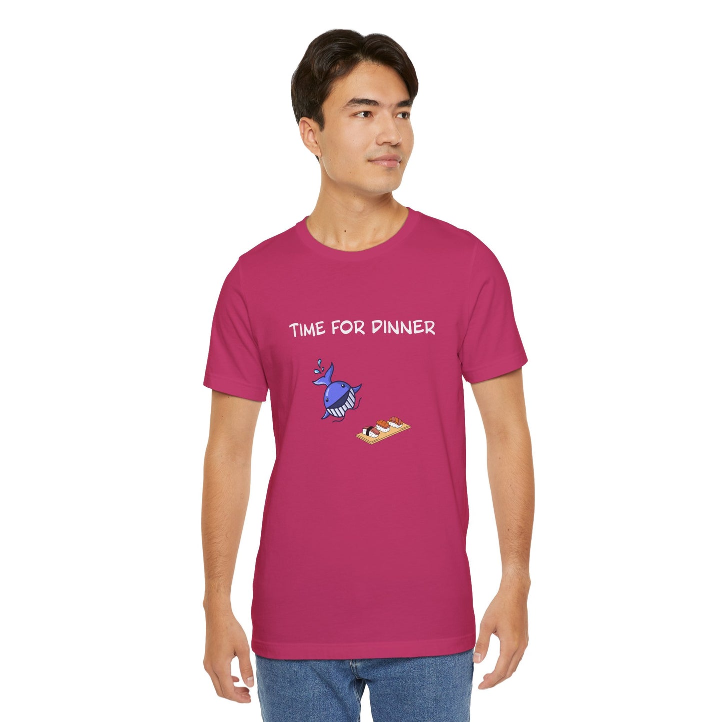 Time For Dinner. Unisex Jersey Short Sleeve Tee
