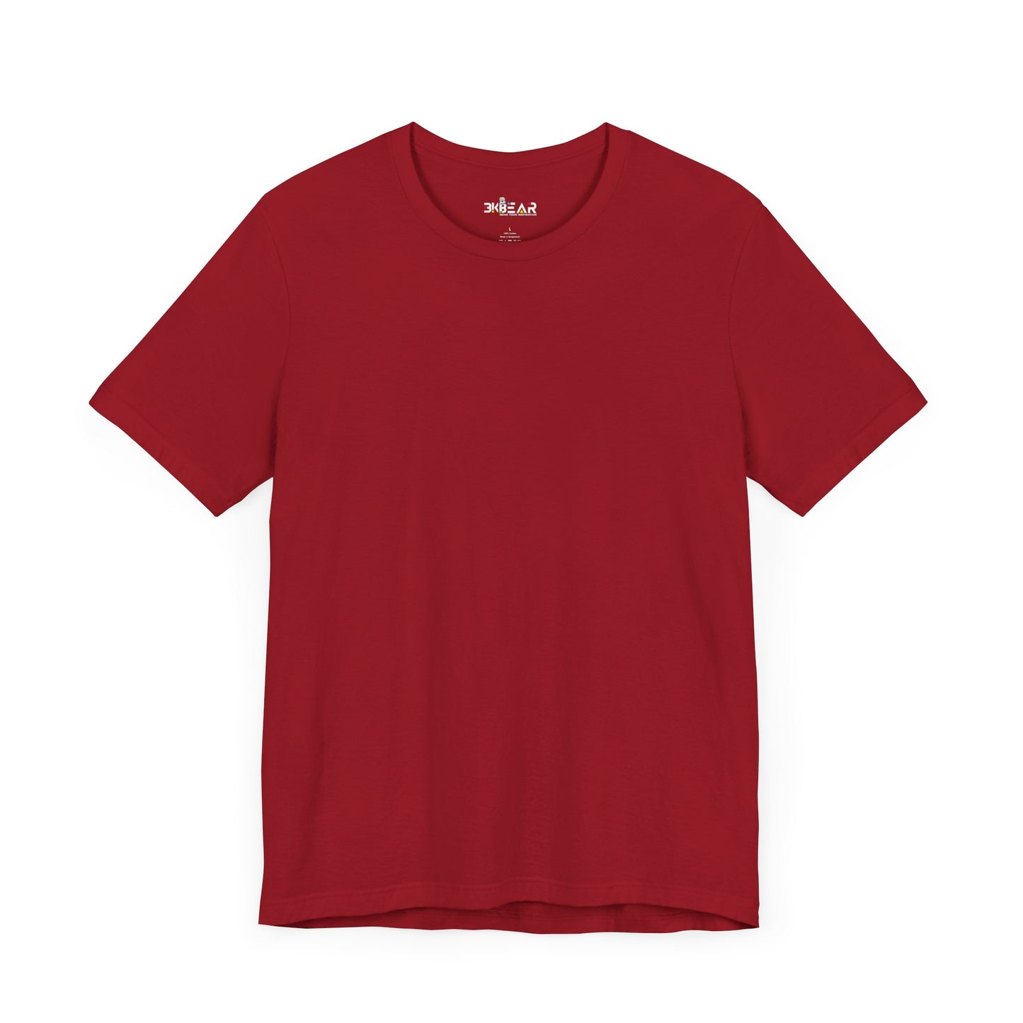 Solid Canvas Red. Unisex Jersey Short Sleeve Tee