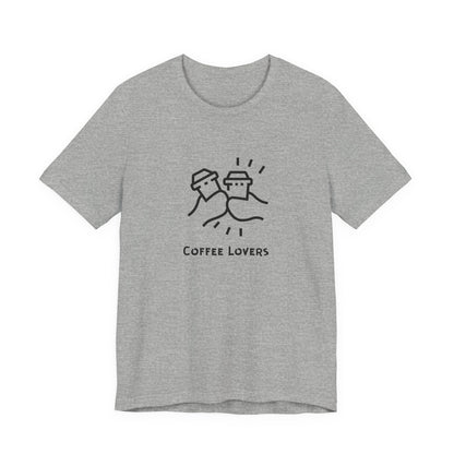 Coffee Lovers Unisex Jersey Tee – Funny Coffee Graphic T-Shirt For Men & Women