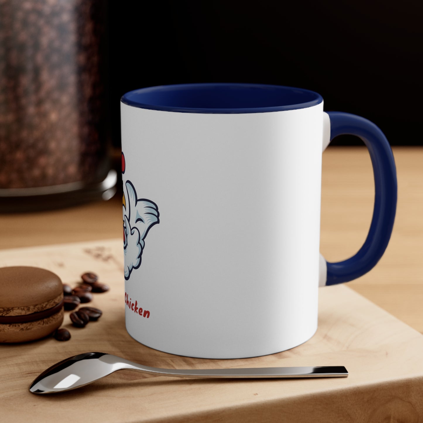 Chillin chicken. Accent Coffee Mug, 11oz