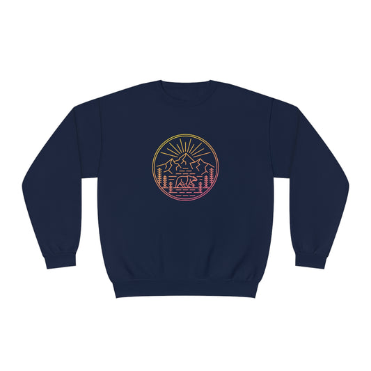 Explore The Outdoors. Unisex NuBlend® Crewneck Sweatshirt