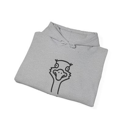 Never Give Up. Oscar The Ostrich and JimmyV Never Gave Up.  Unisex Hooded Sweatshirt.