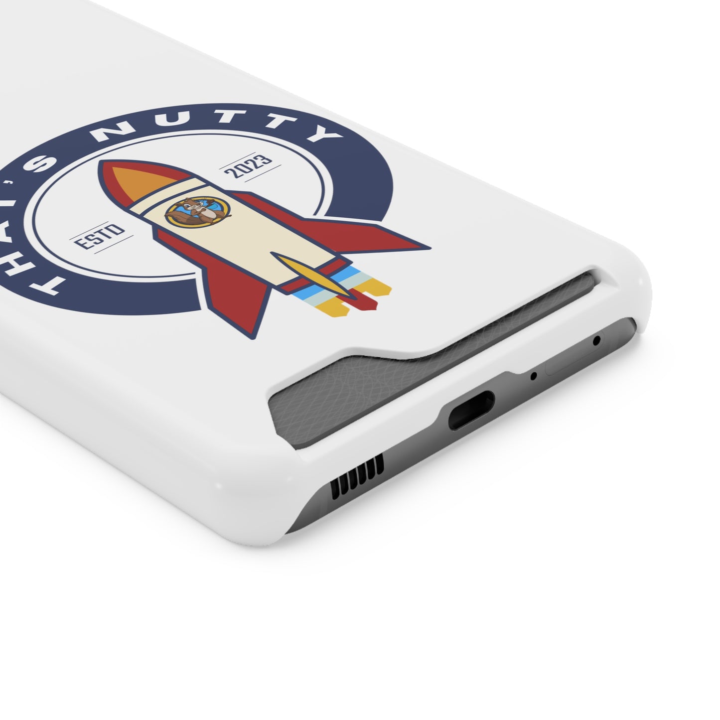 That's Nutty. Phone Case With Card Holder