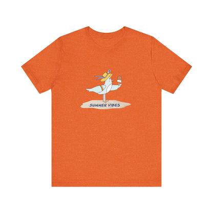 Regal Seagull Summer Vibes. Unisex Jersey Short Sleeve Tee