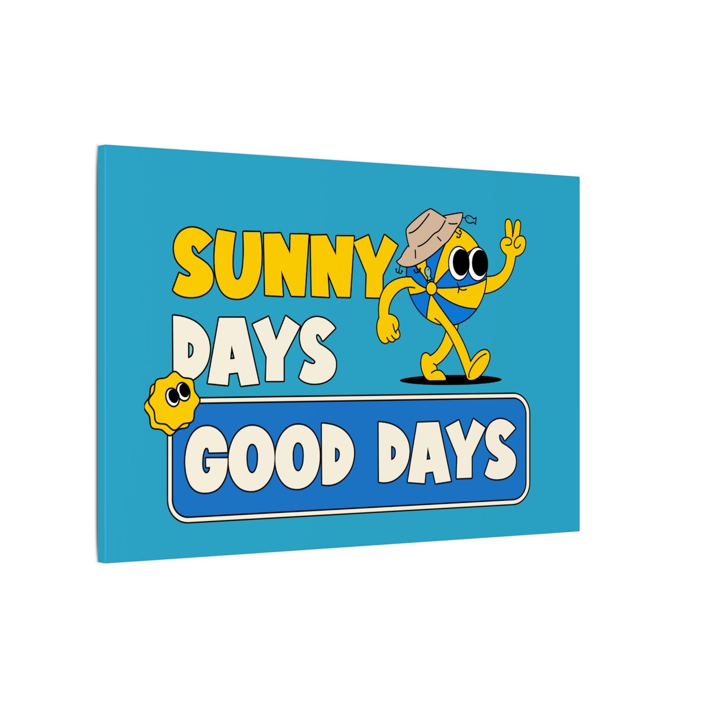 Canvas Print: Good Vibes Sunny Day