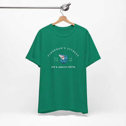 Finnegan's Fitness. Gym and Aquatic Center.  Unisex Jersey Short Sleeve Tee
