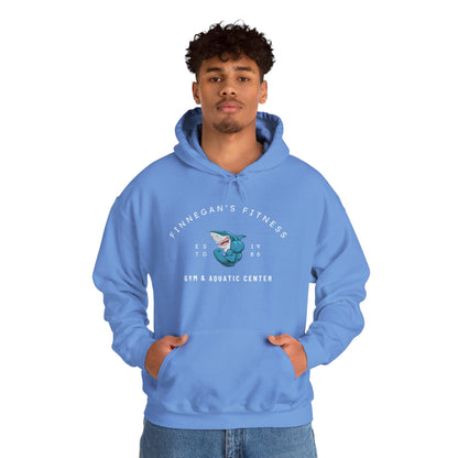 Shark Gym Hoodie – Finnegan’s Fitness & Aquatic Center Sweatshirt