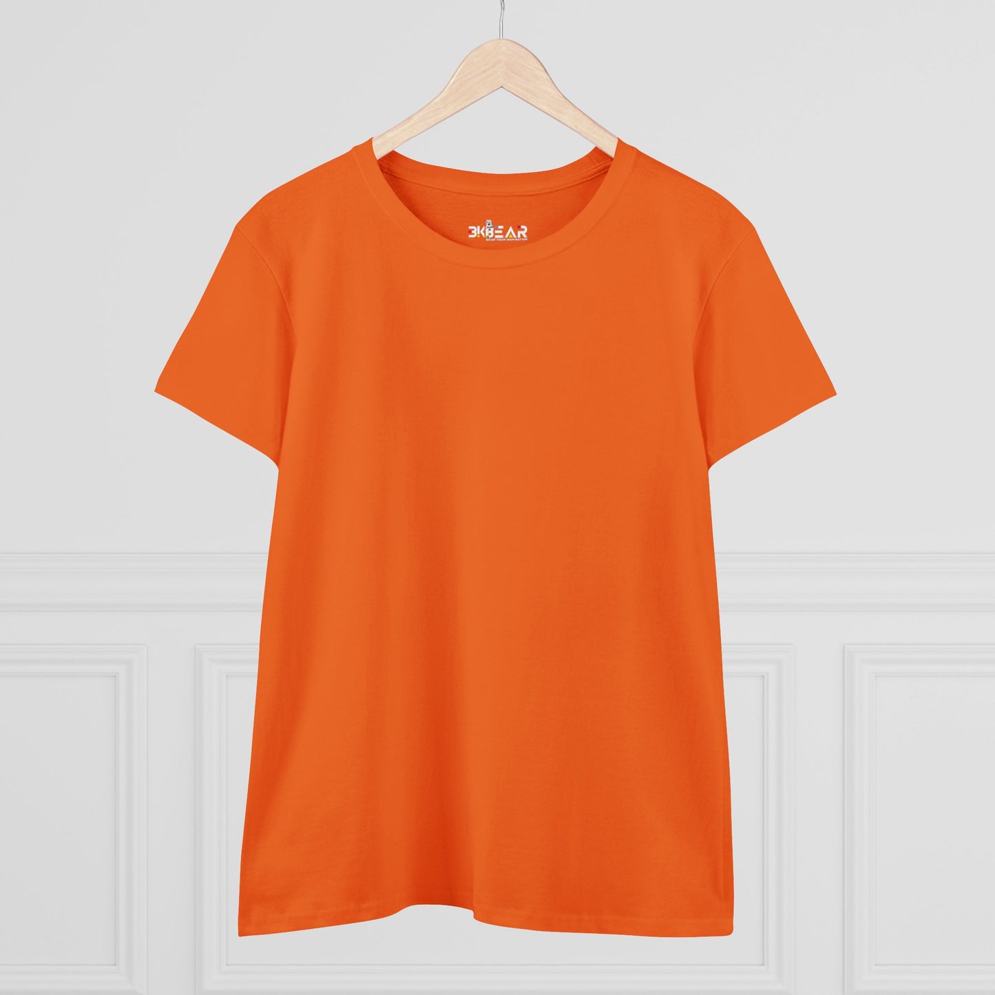 Solid Ash. Women's Midweight Cotton Tee