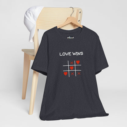 Love Wins!  Unisex Jersey Short Sleeve Tee