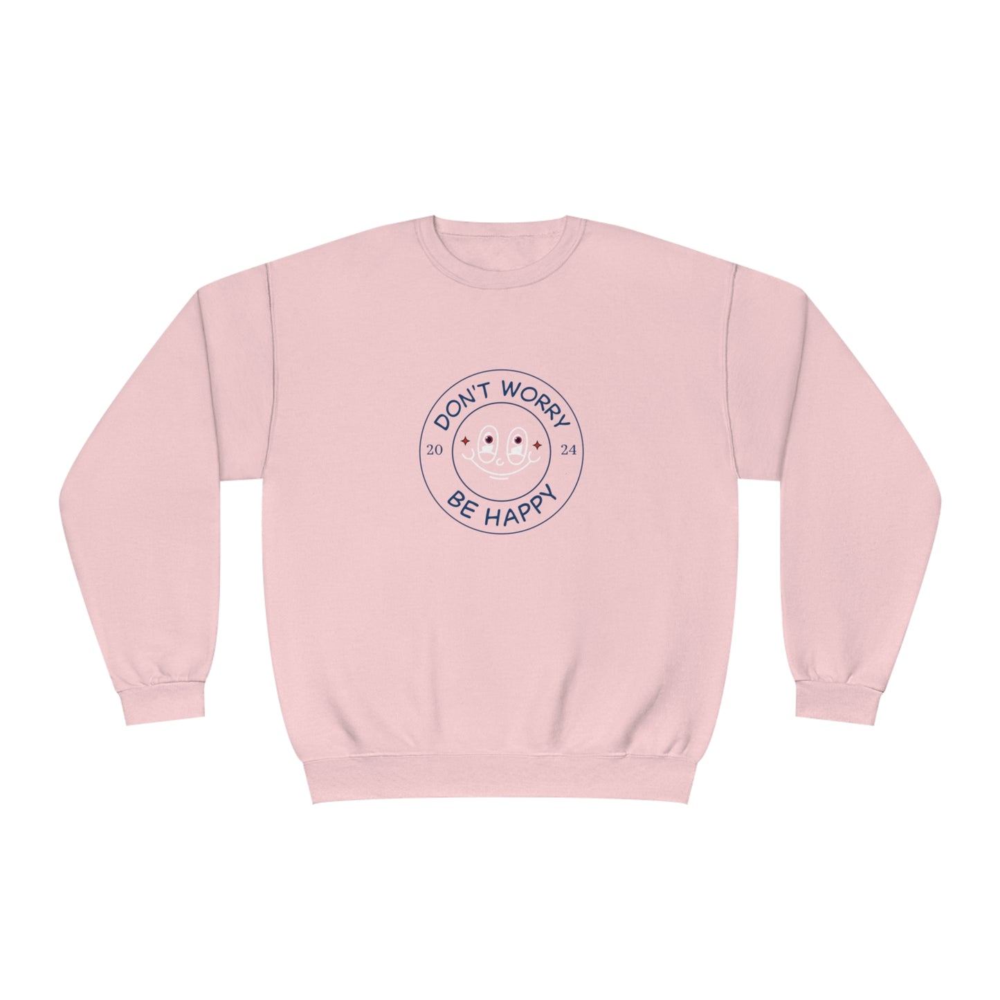 Don't Worry. Be Happy.  Unisex NuBlend® Crewneck Sweatshirt