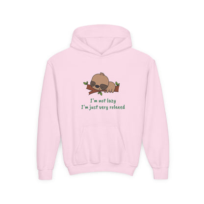 I'm Not Lazy. I'm Just Very Relaxed. Kids Hoodie