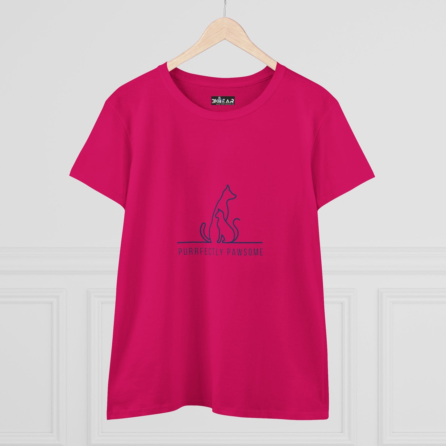 Purrfectly Pawsome – Dog And Cat Lover T-Shirt For Women
