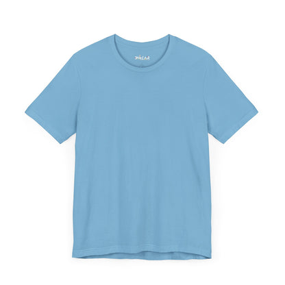 Solid Navy. Unisex Jersey Short Sleeve Tee