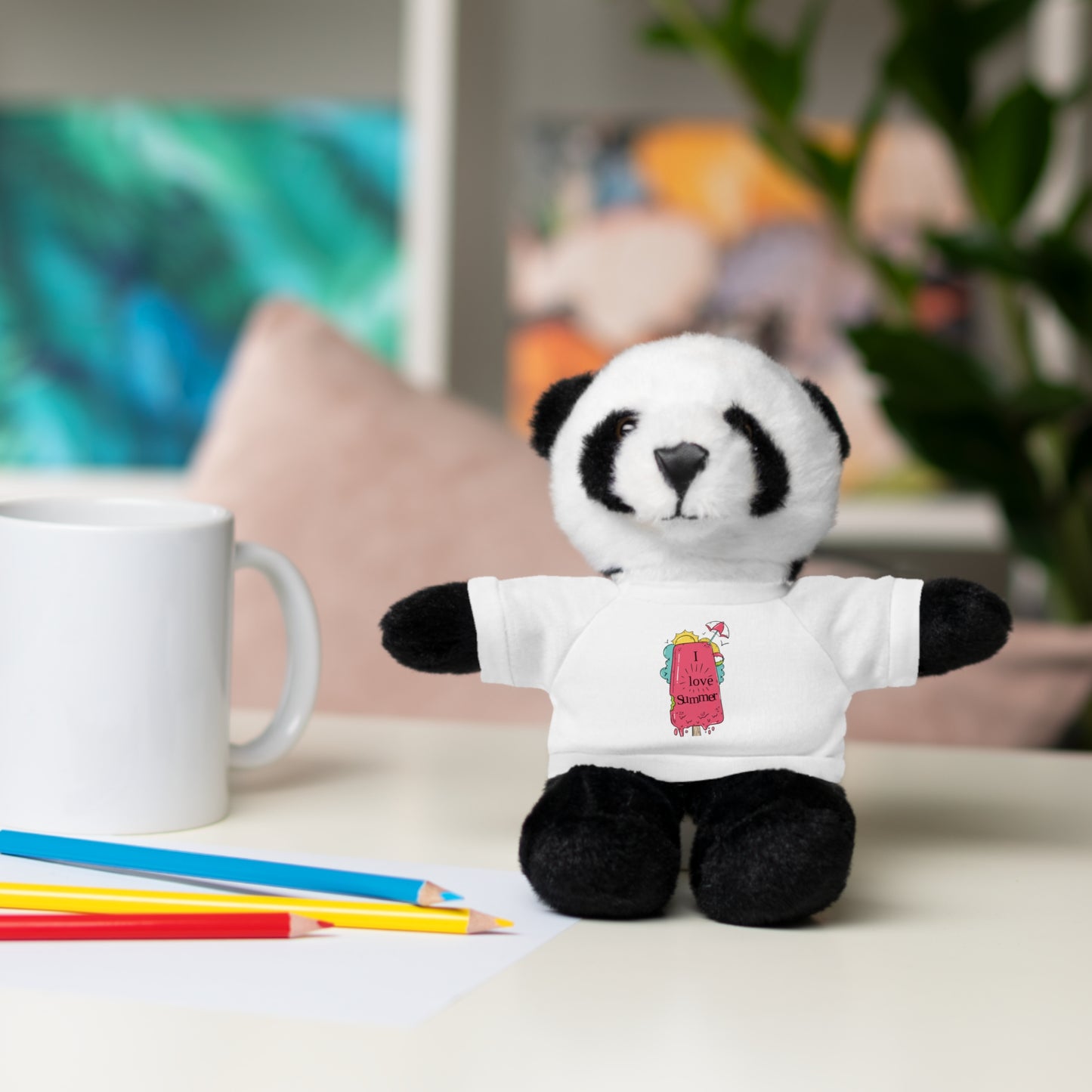 I Love Summer Jaguar. Stuffed Animals with Tee