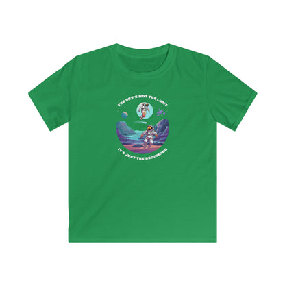 The Sky's Not The Limit. It's Just The Beginning. Kids Softstyle Tee