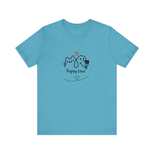 Puppy Love. Unisex Jersey Short Sleeve Tee