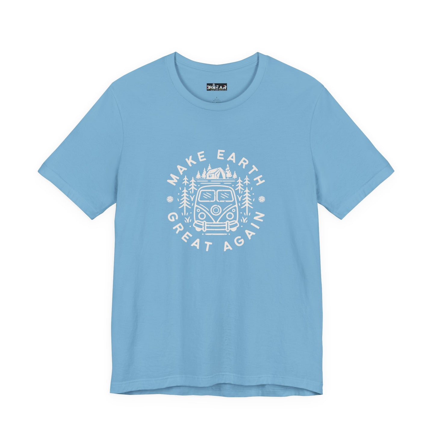 Make Earth Great Again. Relaxed mind. Unisex Jersey Short Sleeve Tee