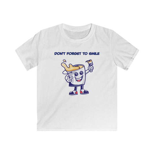 Don't Forget to Smile. Kids Softstyle Tee