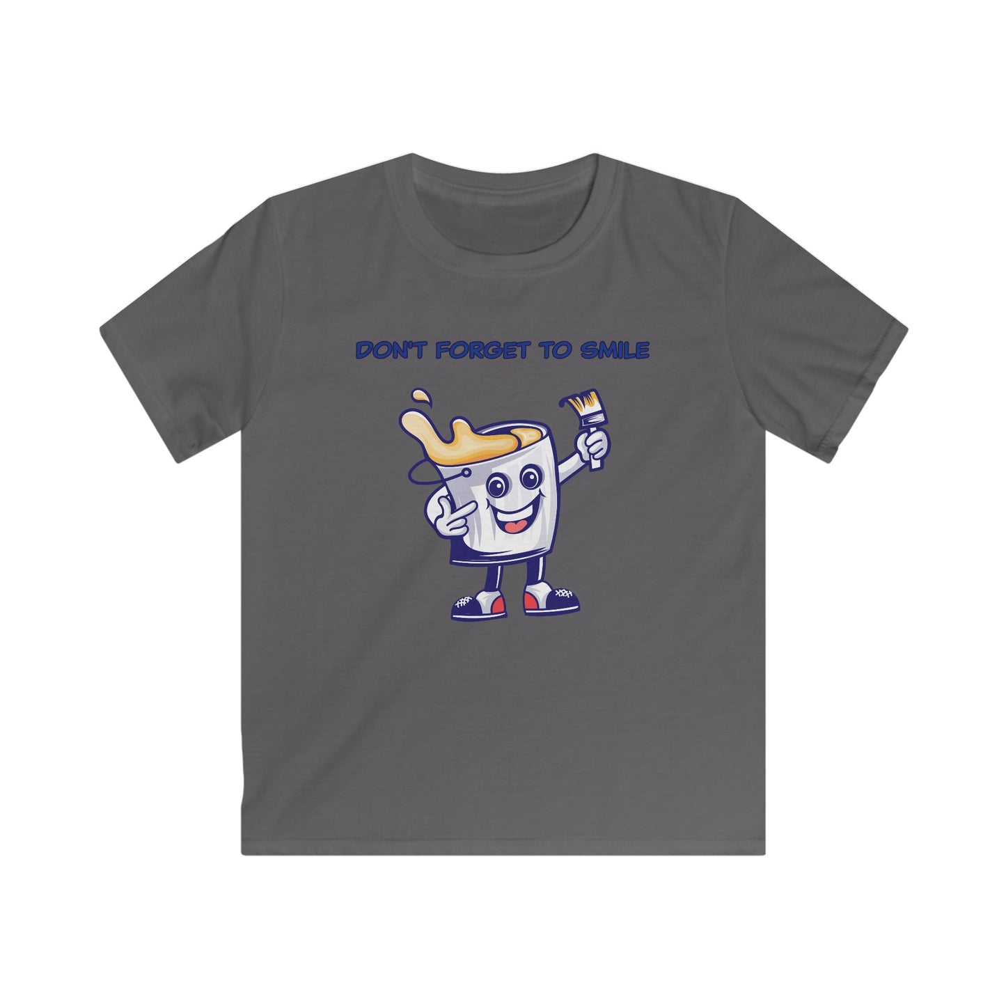 Don't Forget to Smile. Kids Softstyle Tee