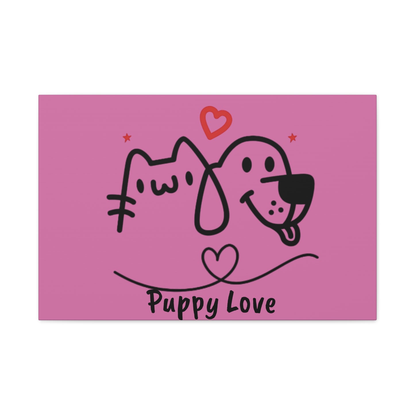 Puppy Love. Canvas Gallery Wraps