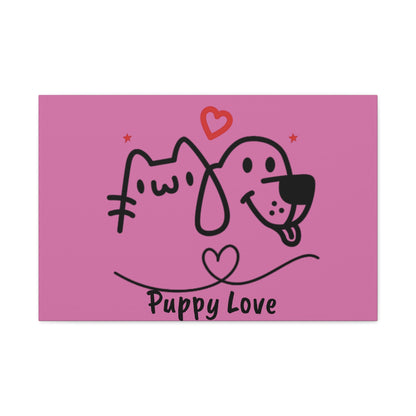 Puppy Love. Canvas Gallery Wraps