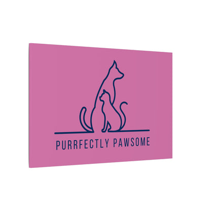 Purrfectly Pawsome. Canvas Gallery Wraps