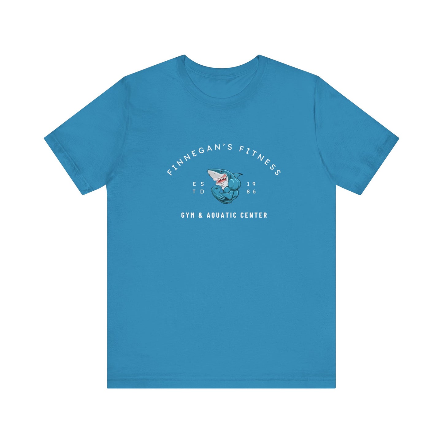 Finnegan's Fitness. Gym and Aquatic Center.  Unisex Jersey Short Sleeve Tee