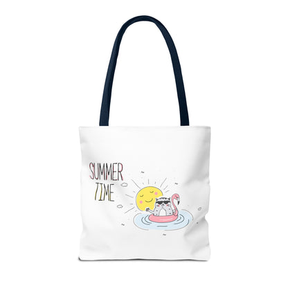 Summer Time Cat. Tote Bag (AOP)