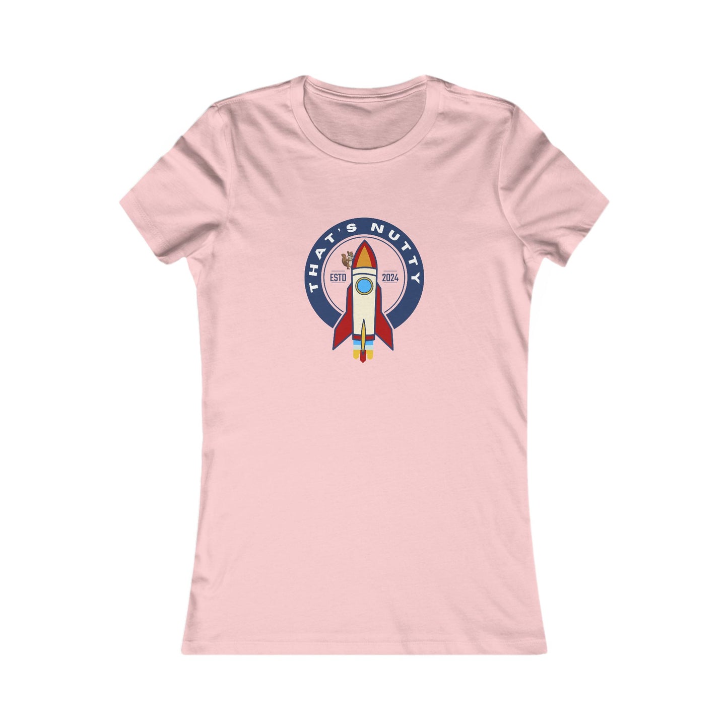 That's Nutty On A Rocket Ship. Women's Favorite Tee