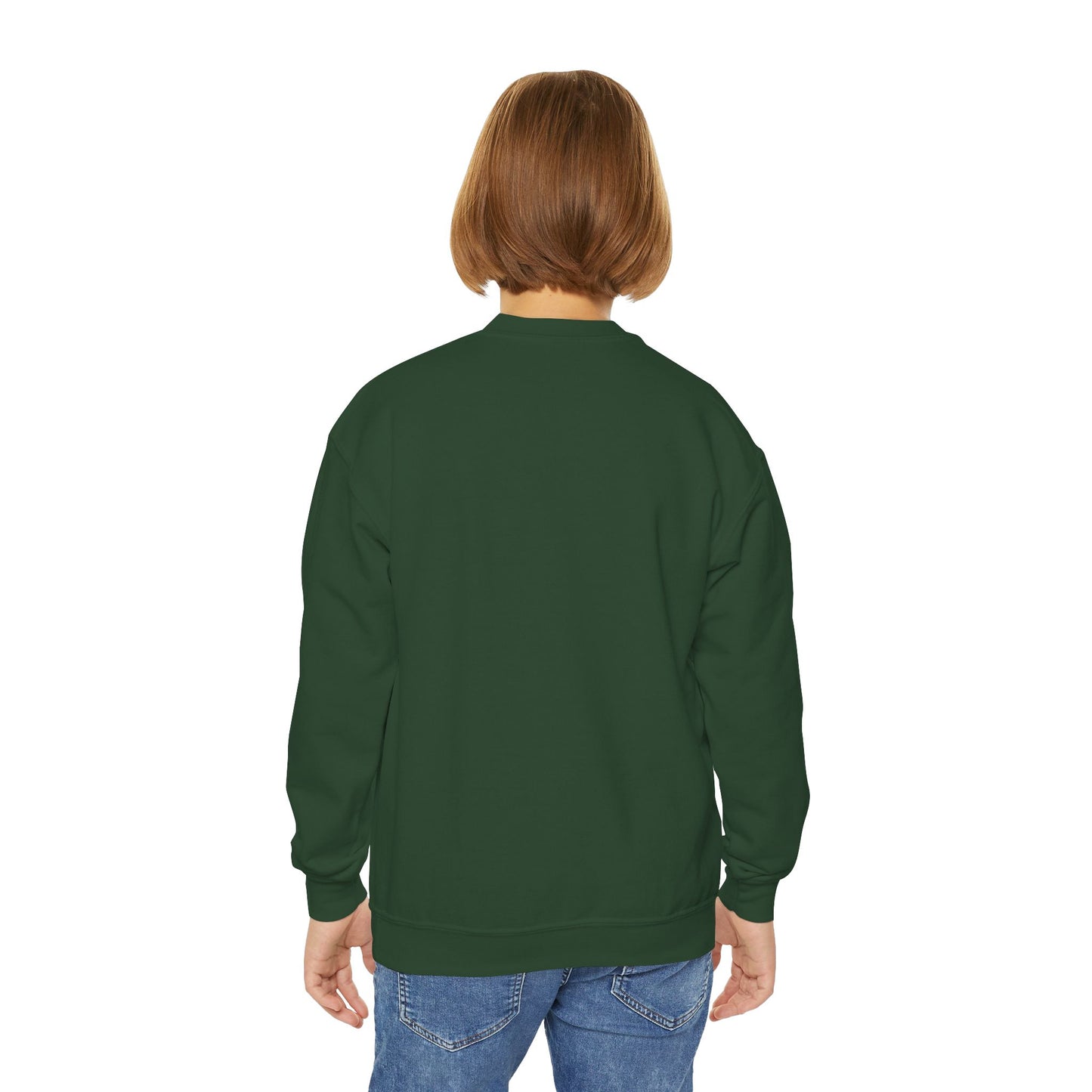 Don't Ever Give Up Eagle! Youth Crewneck Sweatshirt