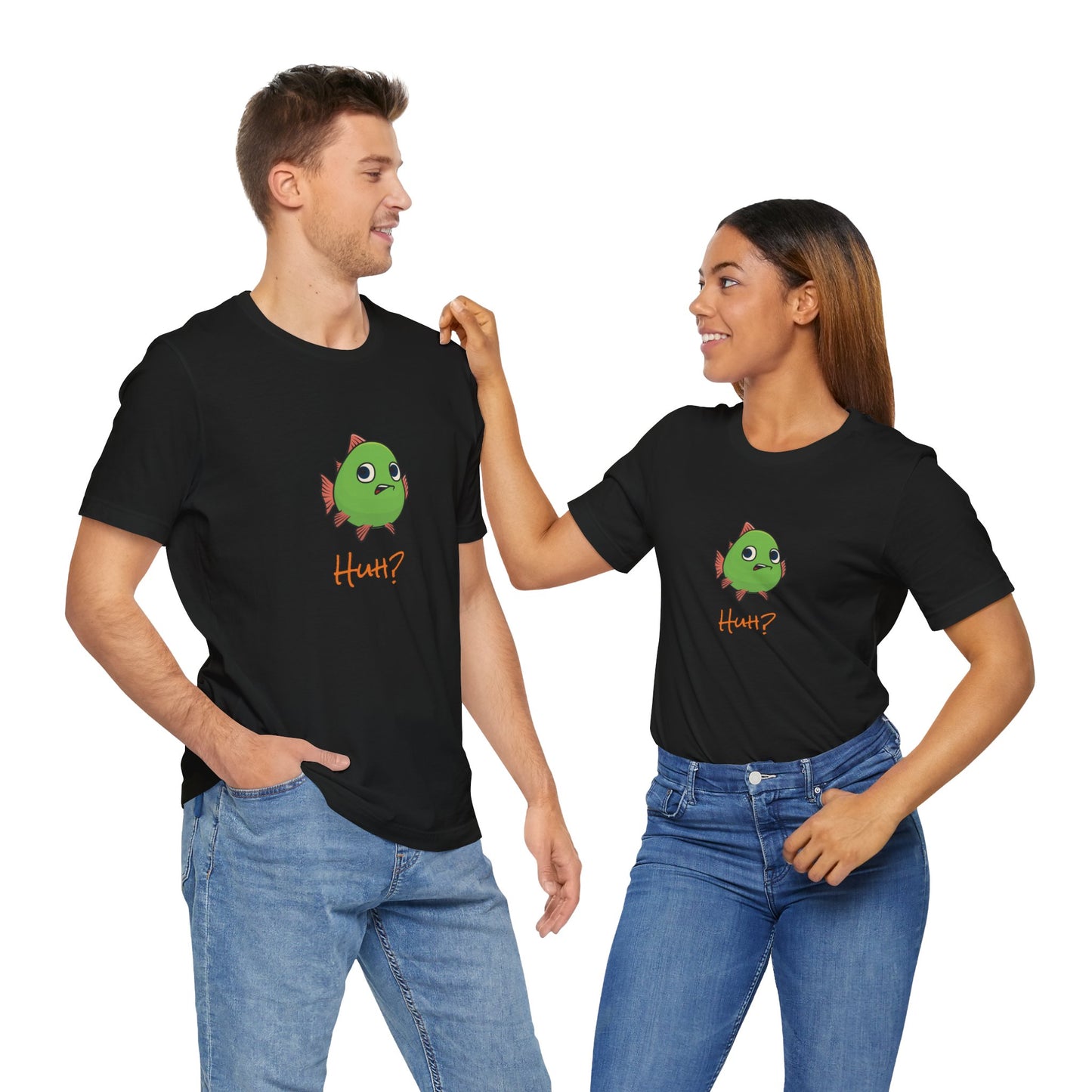 Fish In Total Disbelief. Unisex Jersey Short Sleeve Tee