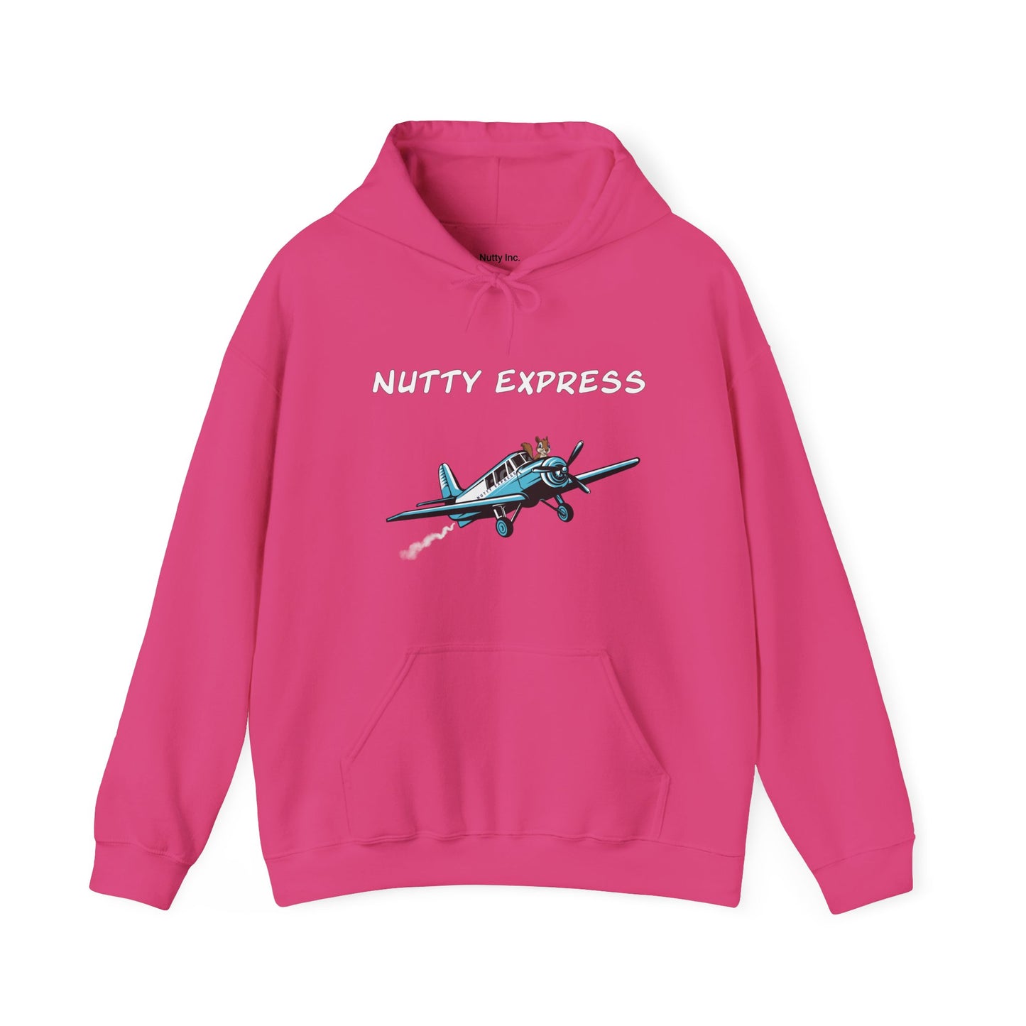 Nutty's Express Delivery. Always On-Time. Unisex Hooded Sweatshirt.