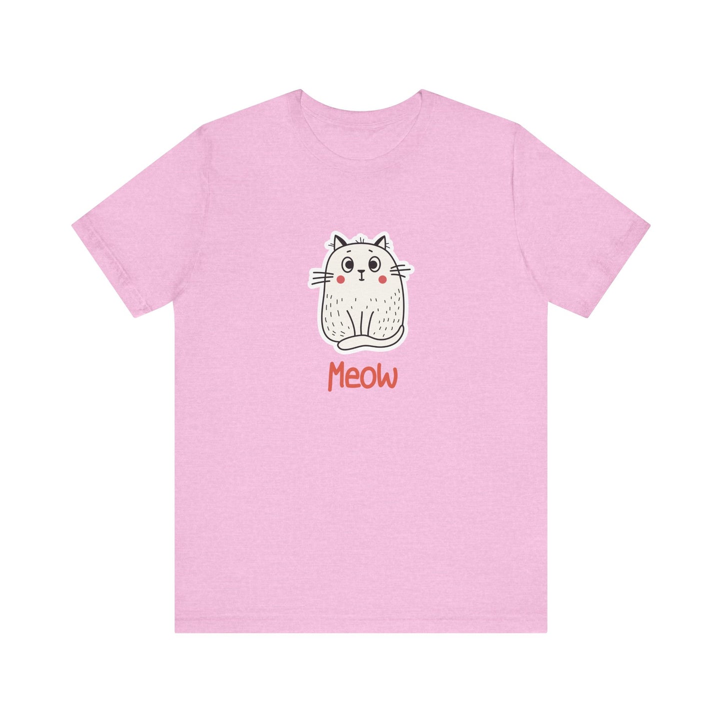Loki The Cat. Meow. Unisex Jersey Short Sleeve Tee