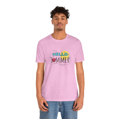 Hello Summer. Unisex Jersey Short Sleeve Tee
