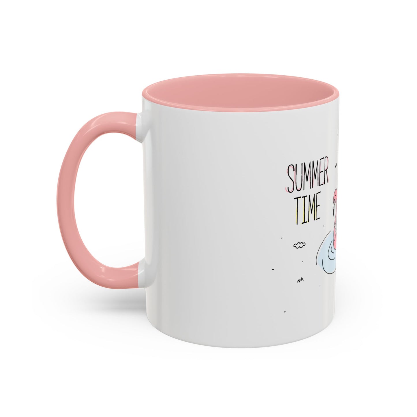 Jingles The Summertime Cat. Accent Coffee Mug, 11oz