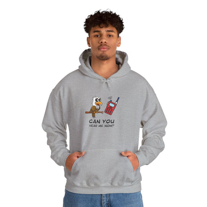 Owl Graphic Sweatshirt – Can You Hear Me Now? Bird on a Mission