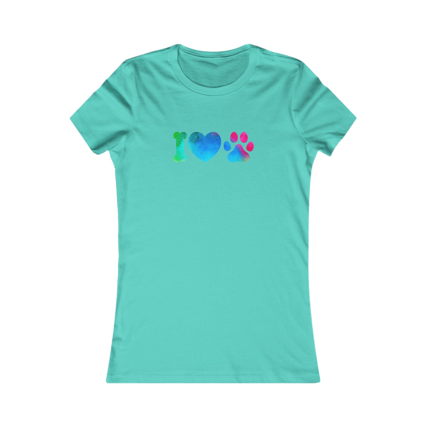 I Heart Paws. Women's Favorite Tee