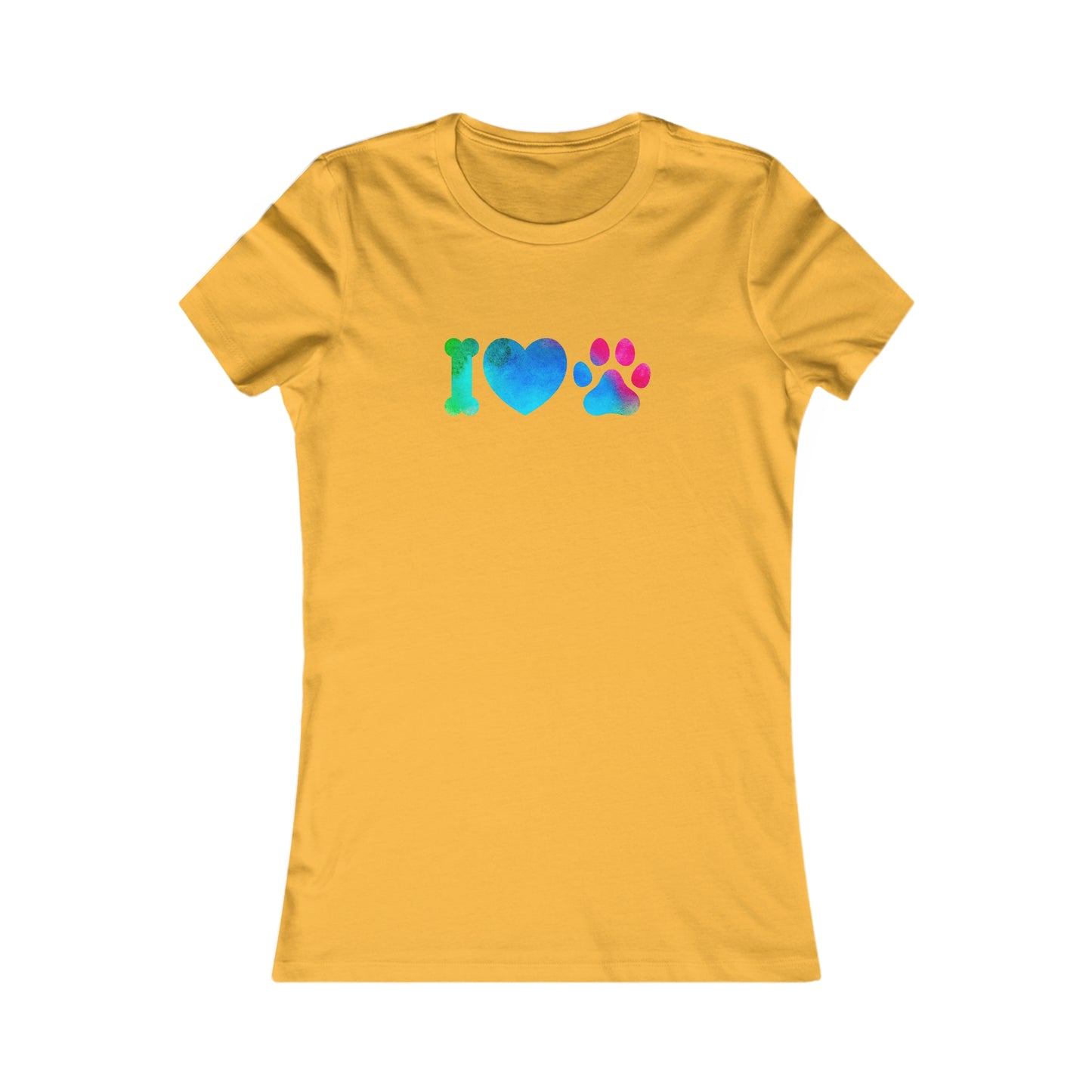 I Heart Paws. Women's Favorite Tee