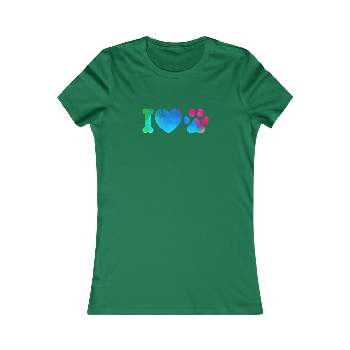I Heart Paws. Women's Favorite Tee