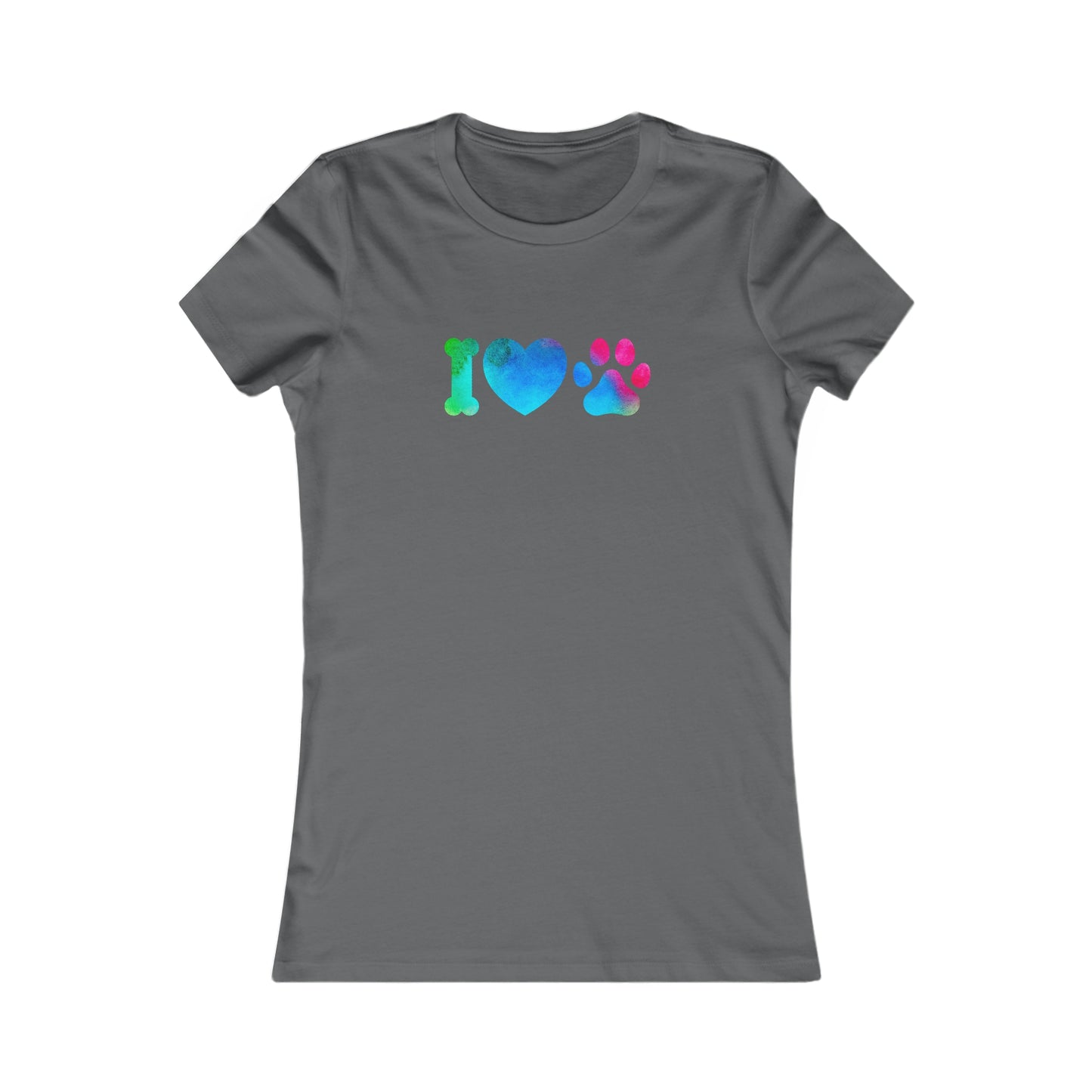 I Heart Paws. Women's Favorite Tee