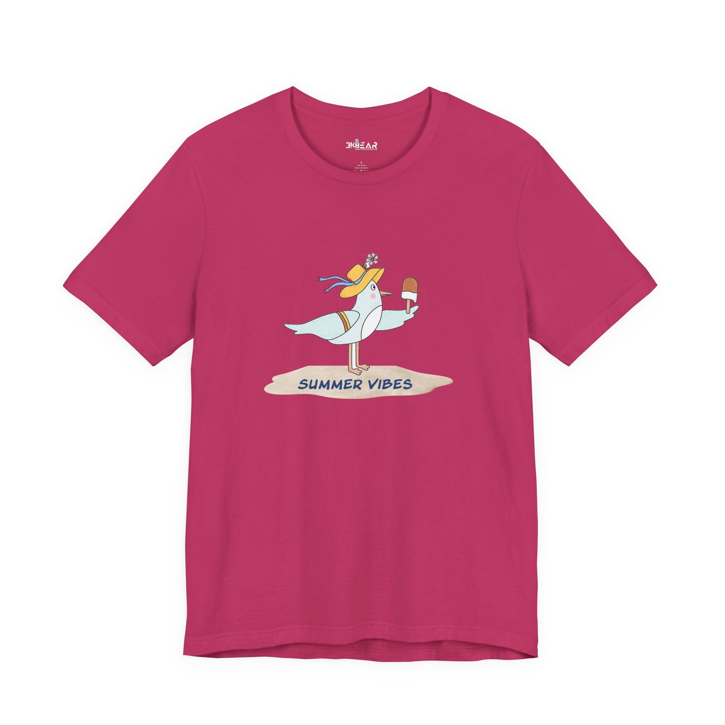 Regal Seagull Summer Vibes. Unisex Jersey Short Sleeve Tee