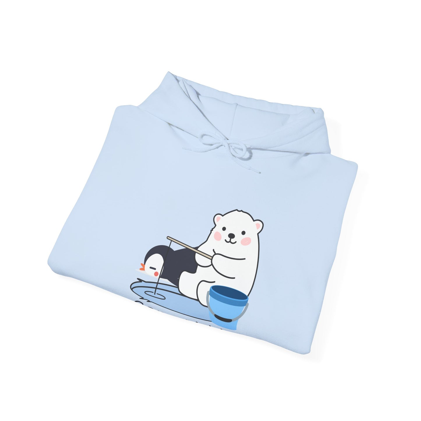 Gone Fishing. Unisex Hooded Sweatshirt.