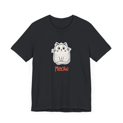 Loki The Cat. Meow. Unisex Jersey Short Sleeve Tee
