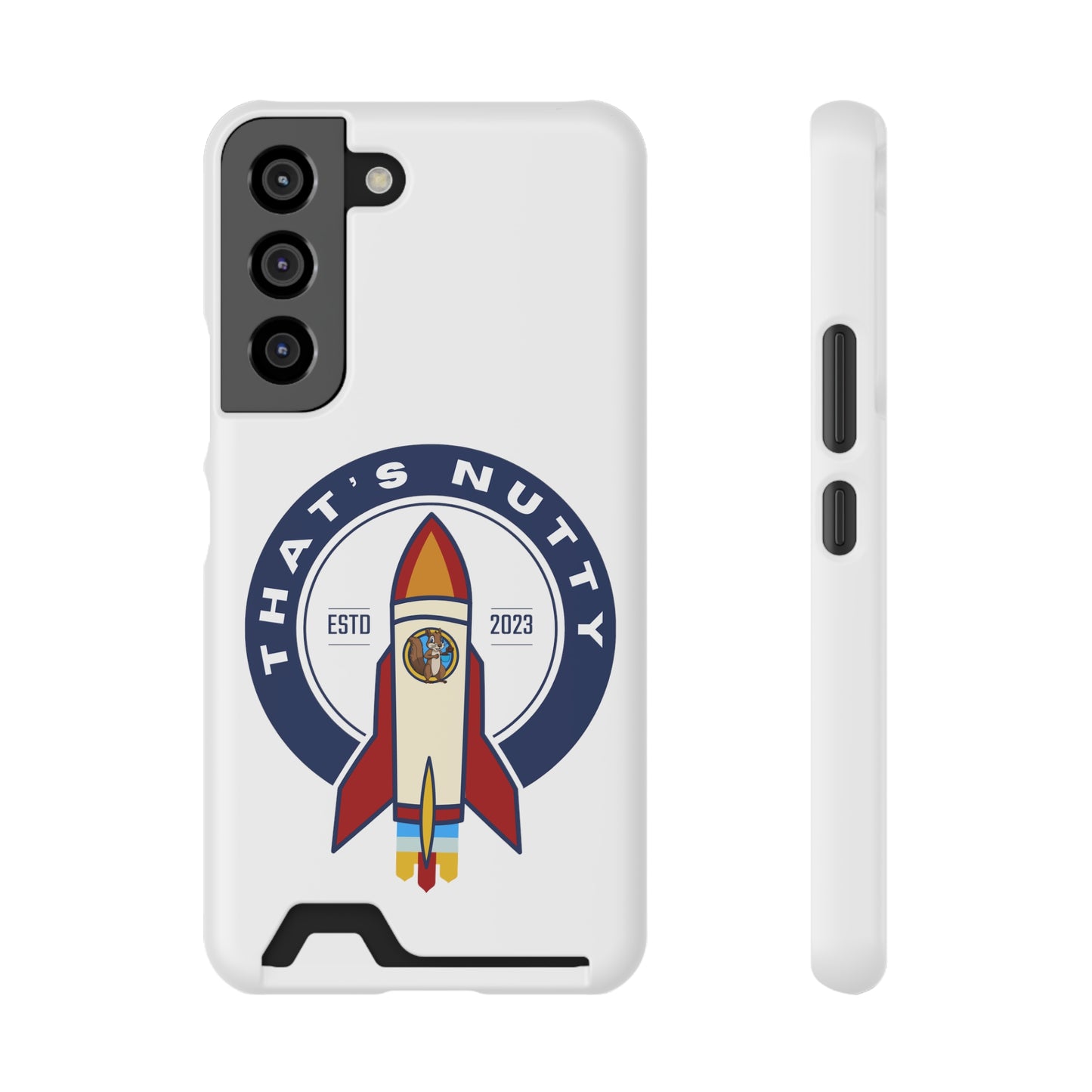 That's Nutty. Phone Case With Card Holder