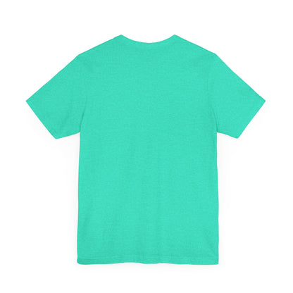 Solid Coral. Unisex Jersey Short Sleeve Tee