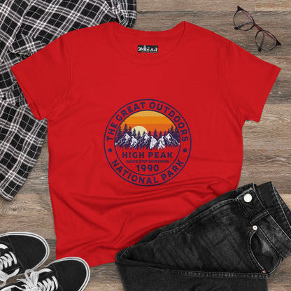 Never Stop Exploring – National Park T-Shirt for Women