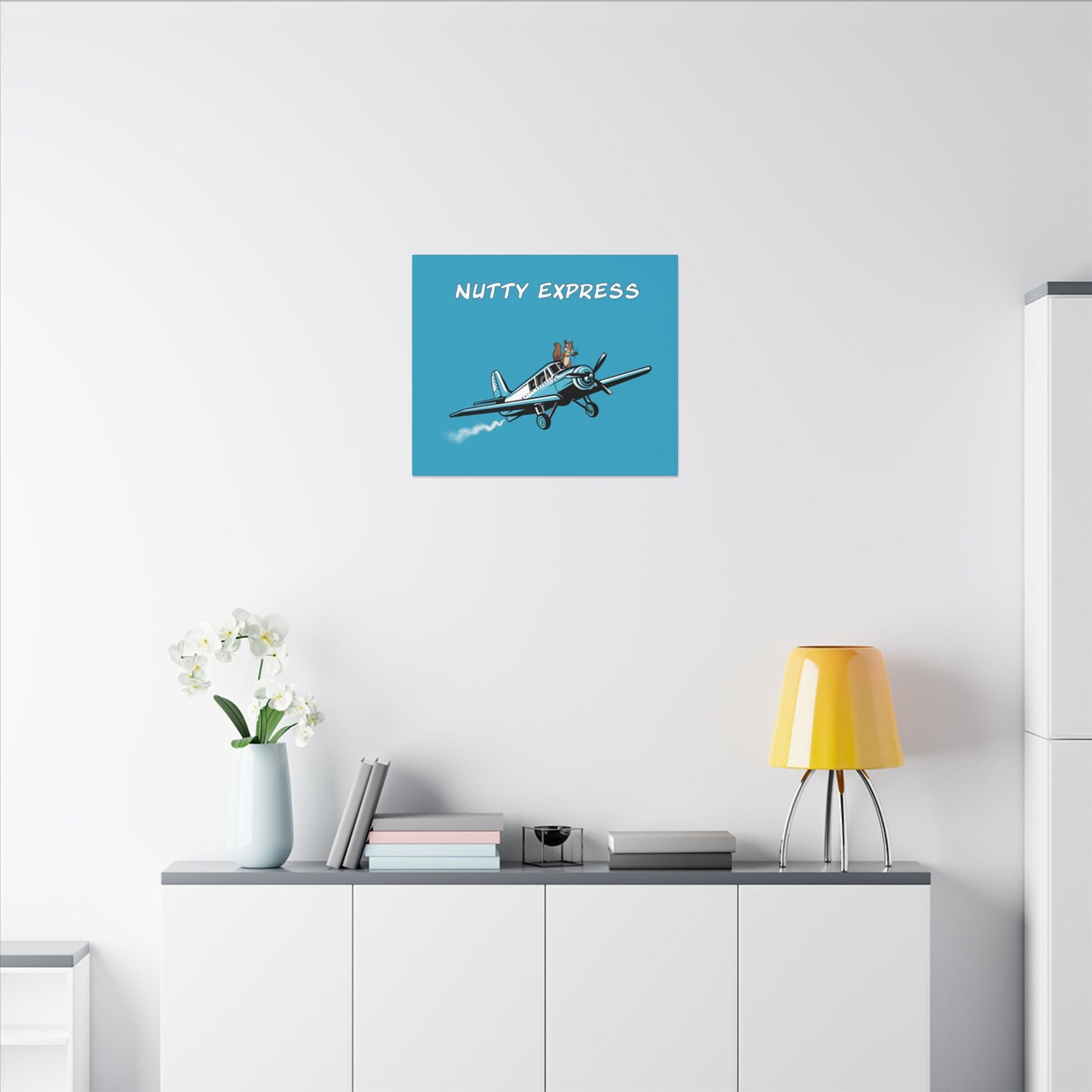 Nutty's Express Delivery. Always On-Time. Canvas Gallery Wraps