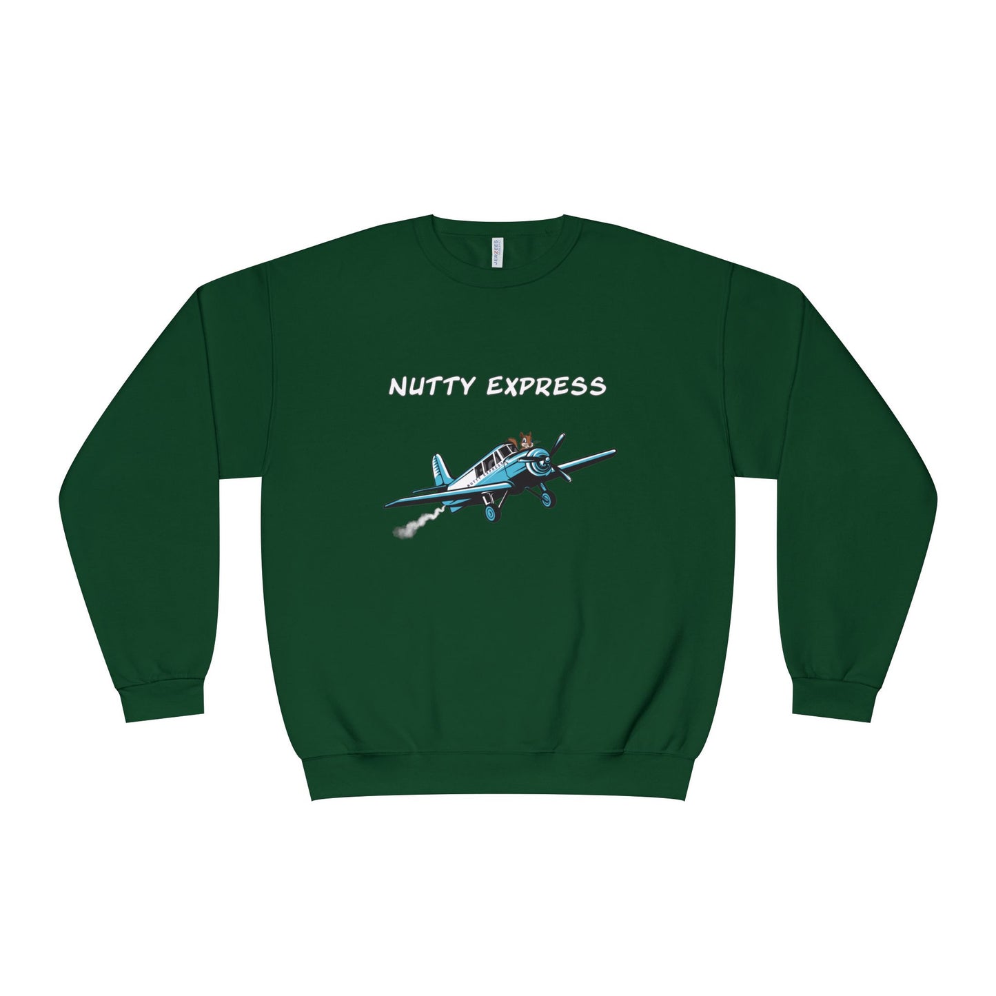 Nutty's Express Delivery. Always On-Time. Unisex NuBlend® Crewneck Sweatshirt